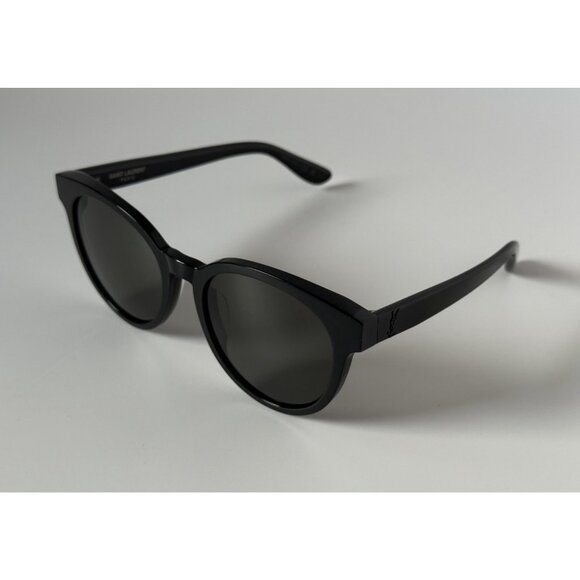 Saint Lauren Paris SL M25/K 001 Black Sunglasses 58mm Handmade in Italy Unisex - Picture 2 of 15